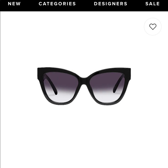 Le Specs Le Vacanze Sunglasses NWT Black - Picture 3 of 8
